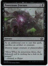 Foil Powerstone Fracture 112 The Brothers' War C