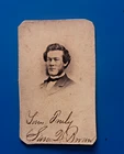 Antique CDV Captain Samuel Brown Civil War