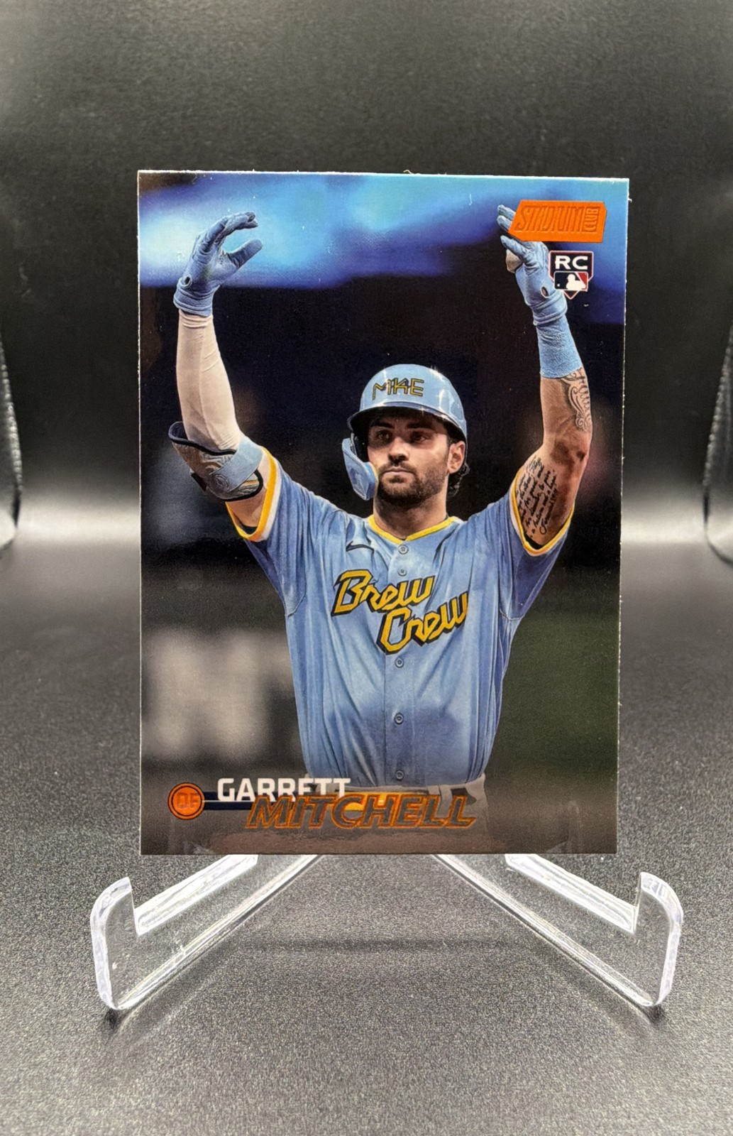2023 Topps Stadium Club - Garrett Mitchell #20 Orange Foil /199 (RC)