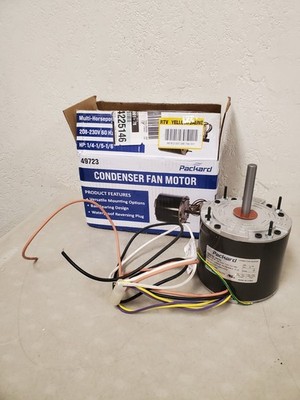 Packard (49723) 42-Frame Multi-Fit 1/4-1/6HP 1075 RPM Condenser Fan Motor