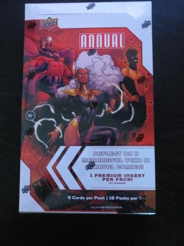 Upper Deck 2023 Marvel Annual trading cards, sealed hobby box