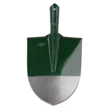 Garden Digging Shovel, Manganese Steel Head, Round Pointed, Green