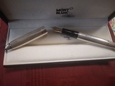 penna stilografica Montblanc  In Argento