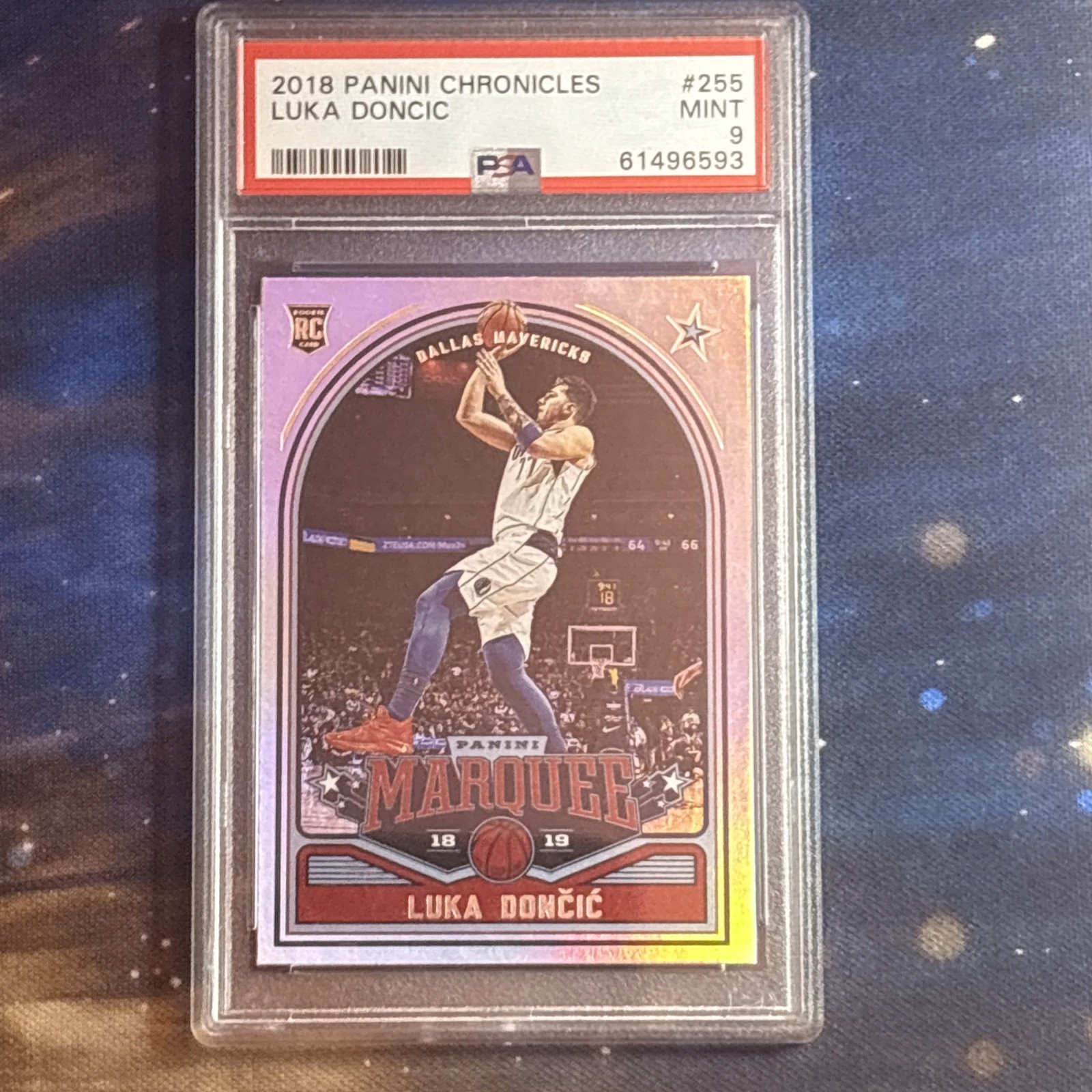 Luka Doncic 2018-19 Panini Chronicles Marquee Rookie RC Holo PSA 9