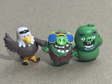 Lot of 3 Collectible Angry Birds Mini Action Figures US3