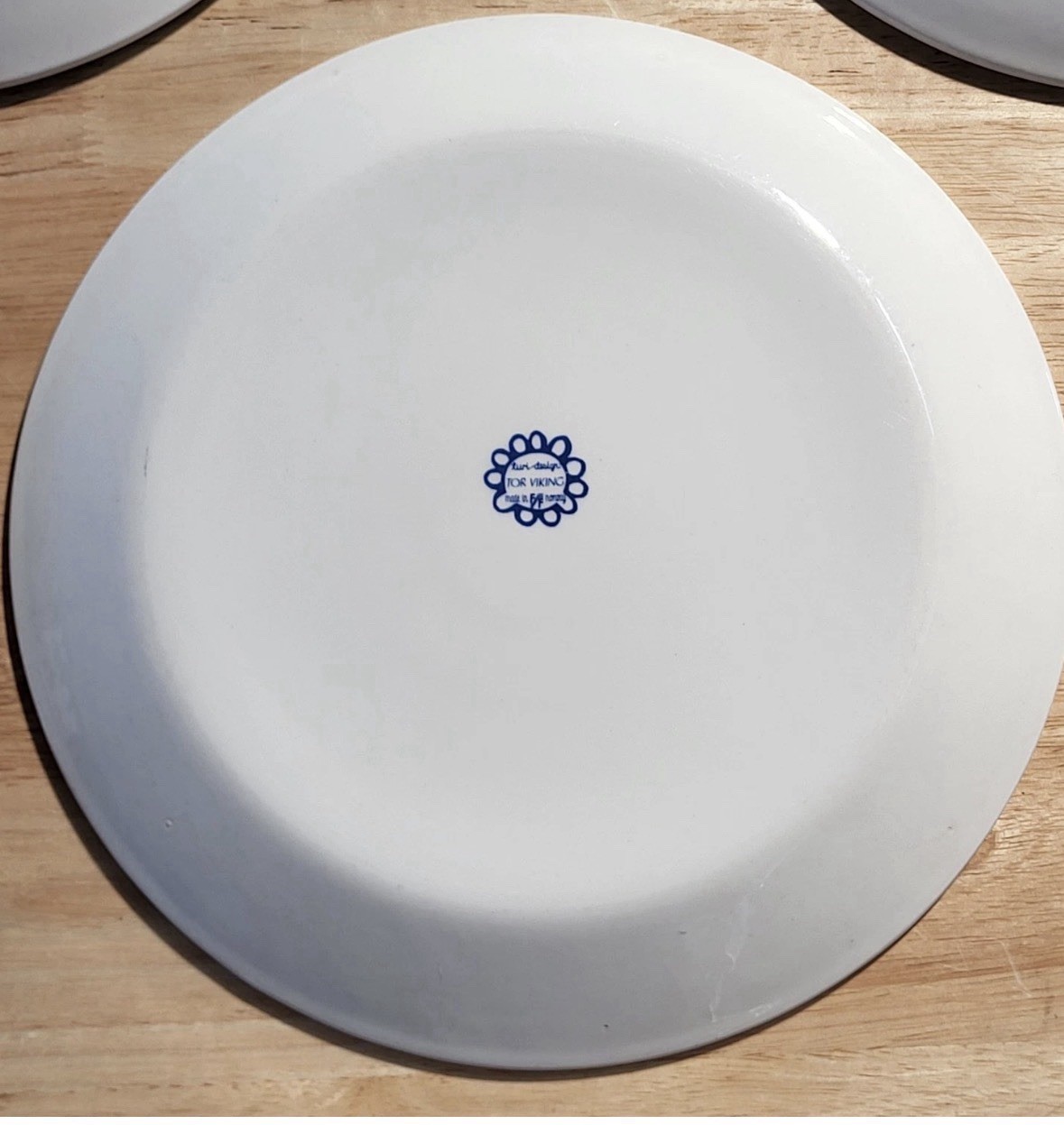Figgjo Flint Tor Viking Turi-design Made in Norway Blue Floral Dinner Plate MCM