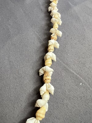 VTG Hand Made Natural Tiny Sea Shells Boho Beach Luau