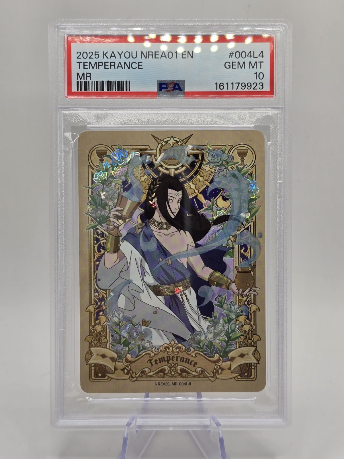2025 Naruto Kayou Earth Scroll Series 1 Neji Hyuga Temperance MR #004L4 PSA 10