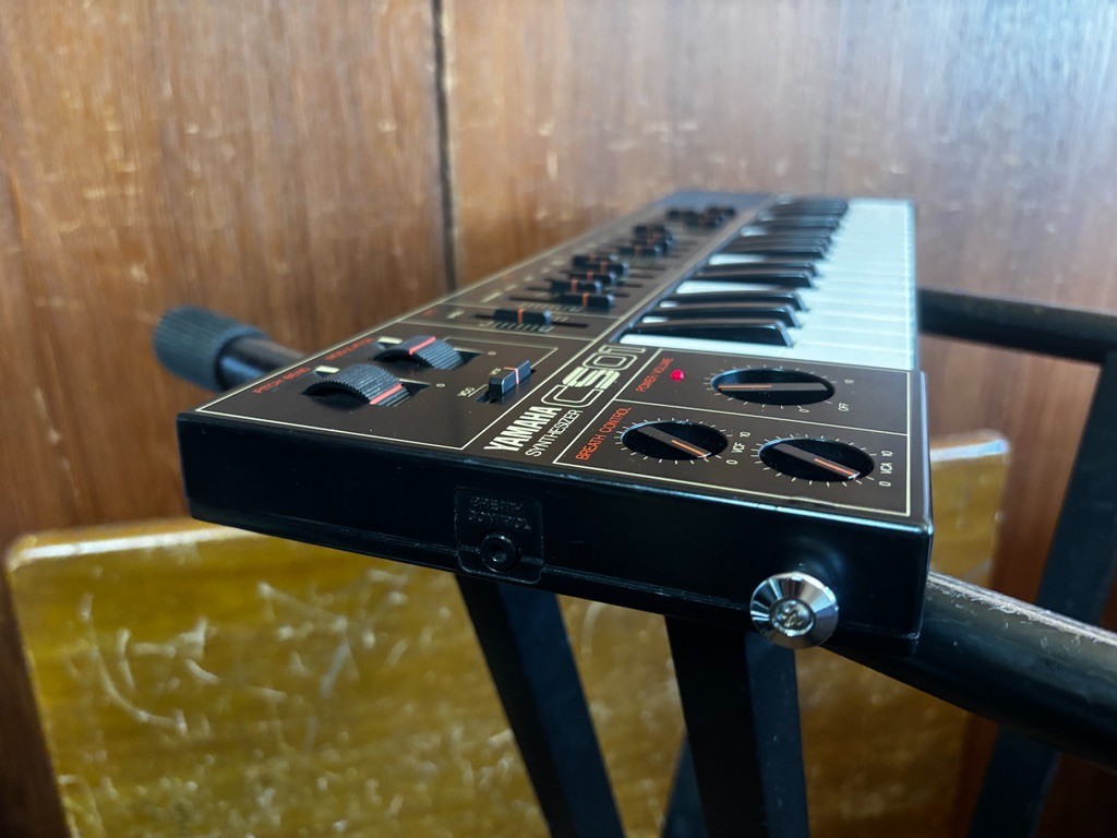 Yamaha CS01 rare black color vintage analog monophonic synthesizer