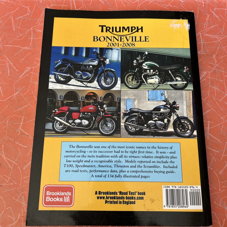 Portfólio de testes de estrada Triumph Bonneville 2001-2008 por RM Clarke - Imagem 2 de 4