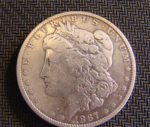 1887 Morgan Silver Dollar From A Local Estate