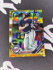 2019 Bowman Draft 1st #BD-101 Anthony Prato GOLD CRACKED ICE /15 SSP eb1