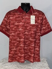 TOMMY BAHAMA ISLAND ZONE PERFORMANCE SPORT BAY VIEW GOLF POLO SHIRT MEDIUM NWT