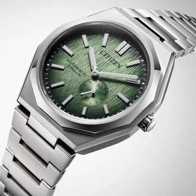 CITIZEN Zenshin 60 NK5020-58X Automatic Green Dial Super Titanium