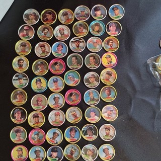Vintage Baseball Player Portrait Coins/Tokens Mixed Lot of 80 Assorted Players