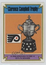 1974-75 Topps Clarence Campbell Trophy Bernie Parent #253 HOF 9u0