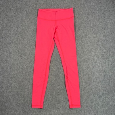 Lululemon Athletica Electric Coral Wunder Under Luon Pants Women's Size 6