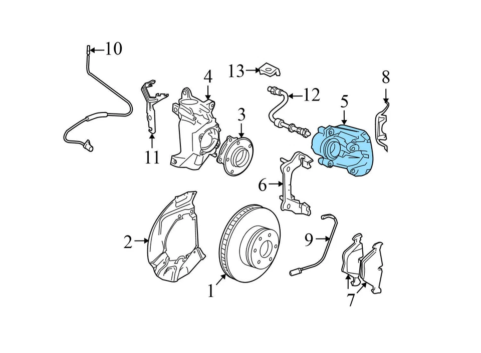 2004-2006 BMW 760I - Front Right Brake Caliper 6756304 - Image 4 of 4