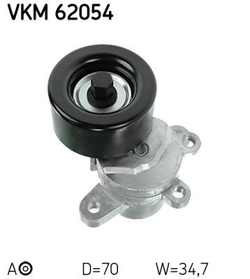 Riemenspanner Keilrippenriemen Links Unten SKF VKM 62054 FÜR Nissan Spannarm-image