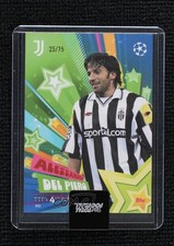 2025 Total Football Birthday Celebration Green 25/75 Alessandro Del Piero 14dq
