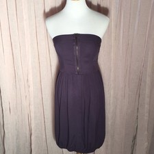 Zara Navy Dress size M strapless
