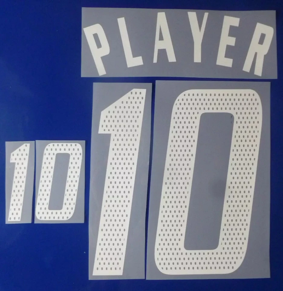 53GRADSPORT Flock Nummer number número Trikot jersey shirt Frankreich France 2002 2004 home