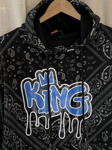 Eighty Eight Brand Black Hoodie Sweater “King” NWT - Picture 2 of 13