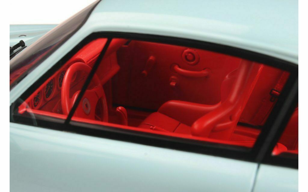 1/18 Porsche 911 993 GT Coppa Florio 1996 Light Blue / Red by GT