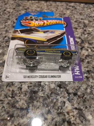 2013 Hot Wheels #243 Walmart Exclusive #7 Zamac ’69 MERCURY COUGAR ELIMINATOR - Picture 5 of 6