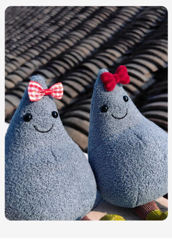 Jelly Cat 13cm Waterdrop Bow Plush Toy Stuffed Doll Cartoon Home Decoration - Picture 13 of 13
