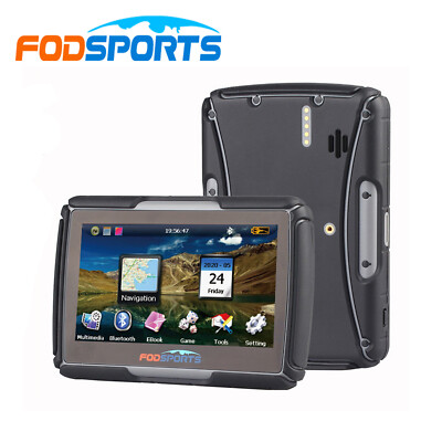 4.3 '' Motorcycle GPS Navigation Navigator Car SAT NAV 8GB + Free Maps Waterproof