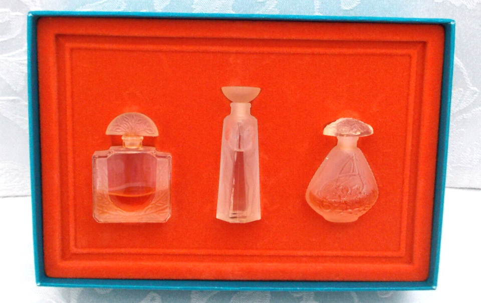 PREOWNED Vintage Lalique The Ultimate Set Miniature Perfume Set eBay