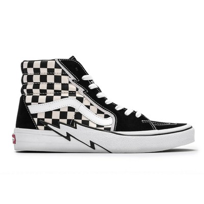 vans high cut checkerboard