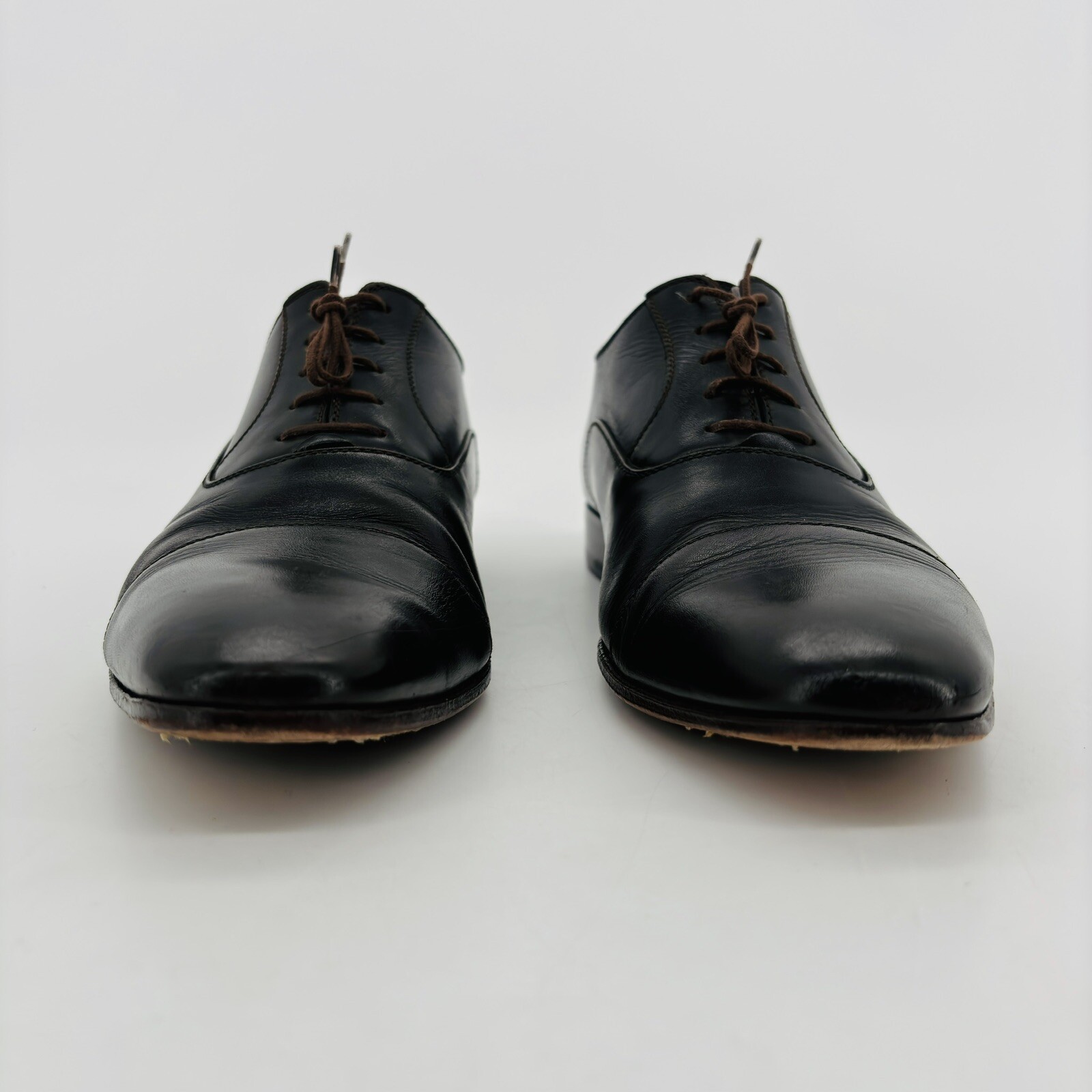 Mens 9 M A. Testoni Basic Classic Cap Toe Oxfords… - image 5