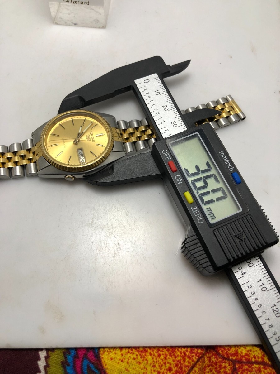 Vintage Seiko 7009-3110 Automatic 21 Jewels Two Tone Men's