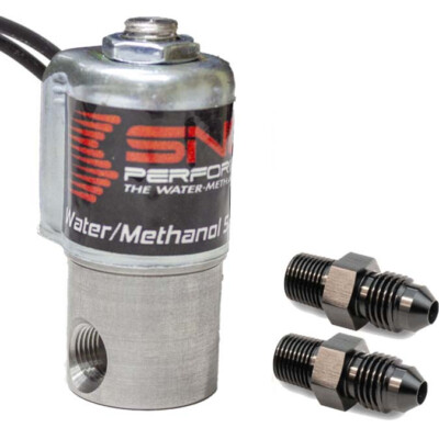 Snow Performance High Flow Water Methanol Injection Solenoid Upgrade Kit 4AN NEW