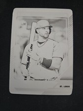 2024 Donruss Baseball Albert Pujols Black Printing Plate 1/1 Cardinals