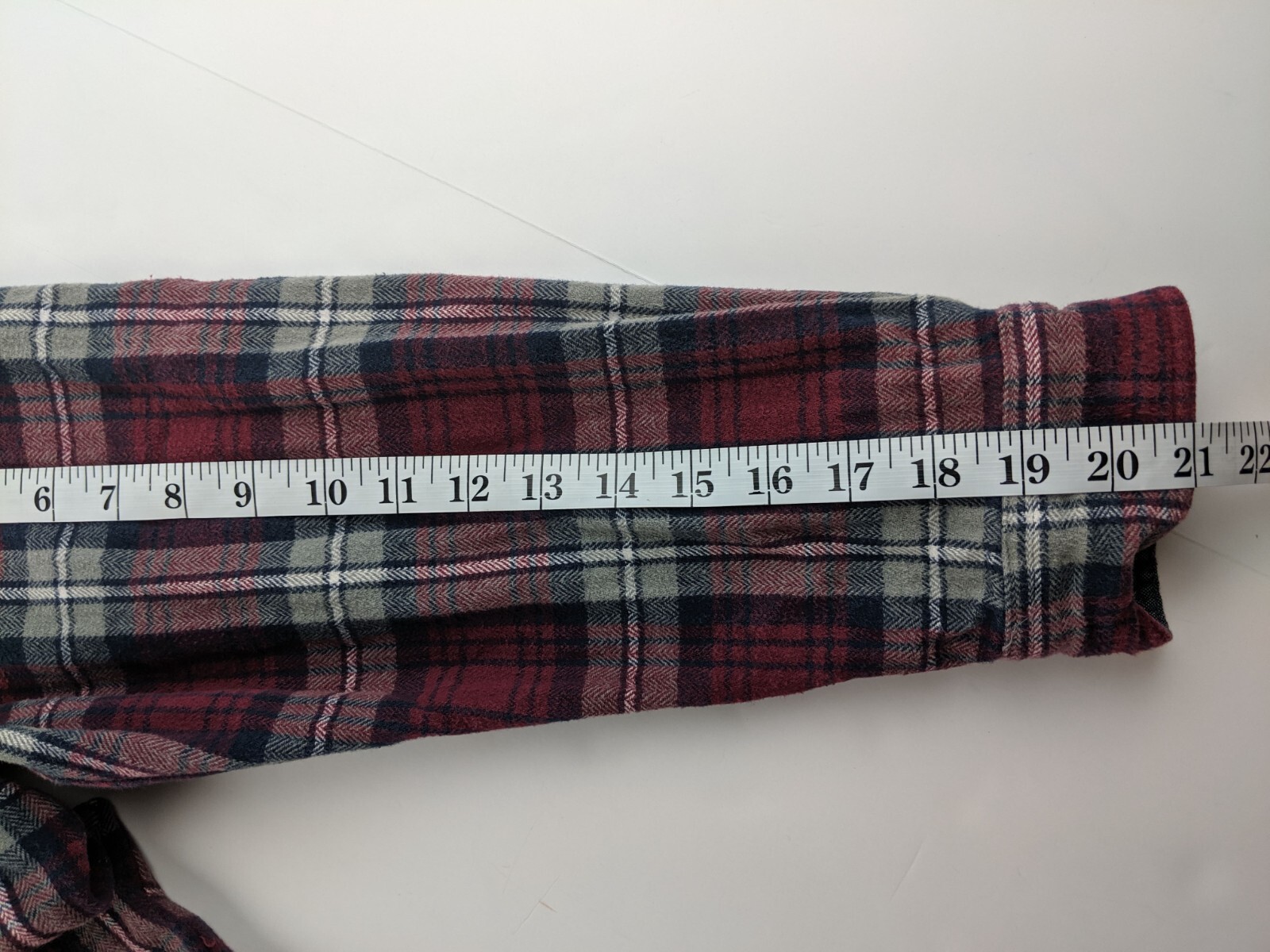 Anchorage Expedition Men 2XL Slim Red Plaid Flannel Shirt Long Sleeve Classic G3