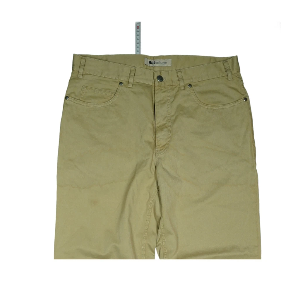 HILTL Cottons Herren Chino Jeans Hose Regular Fit dünn 34/30 W34 L30 Beige TOP. - Bild 2 von 4