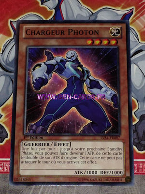 Yu Gi Oh Karte Photonenladegerät LVAL-FR007x3