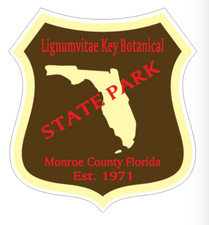 4" lignumvitae key botanical state park bumper sticker decal usa made
