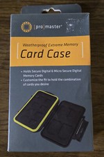 Promaster Weatherproof Extreme Memory Card Case SD/MicroSD New