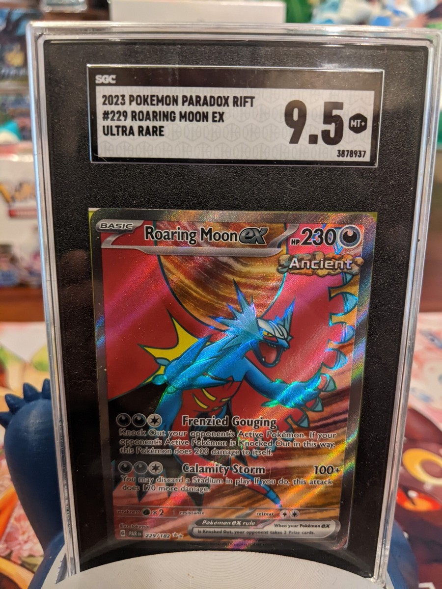 SGC 9.5 - Roaring Moon ex 229/182 Ultra Rare Paradox Rift