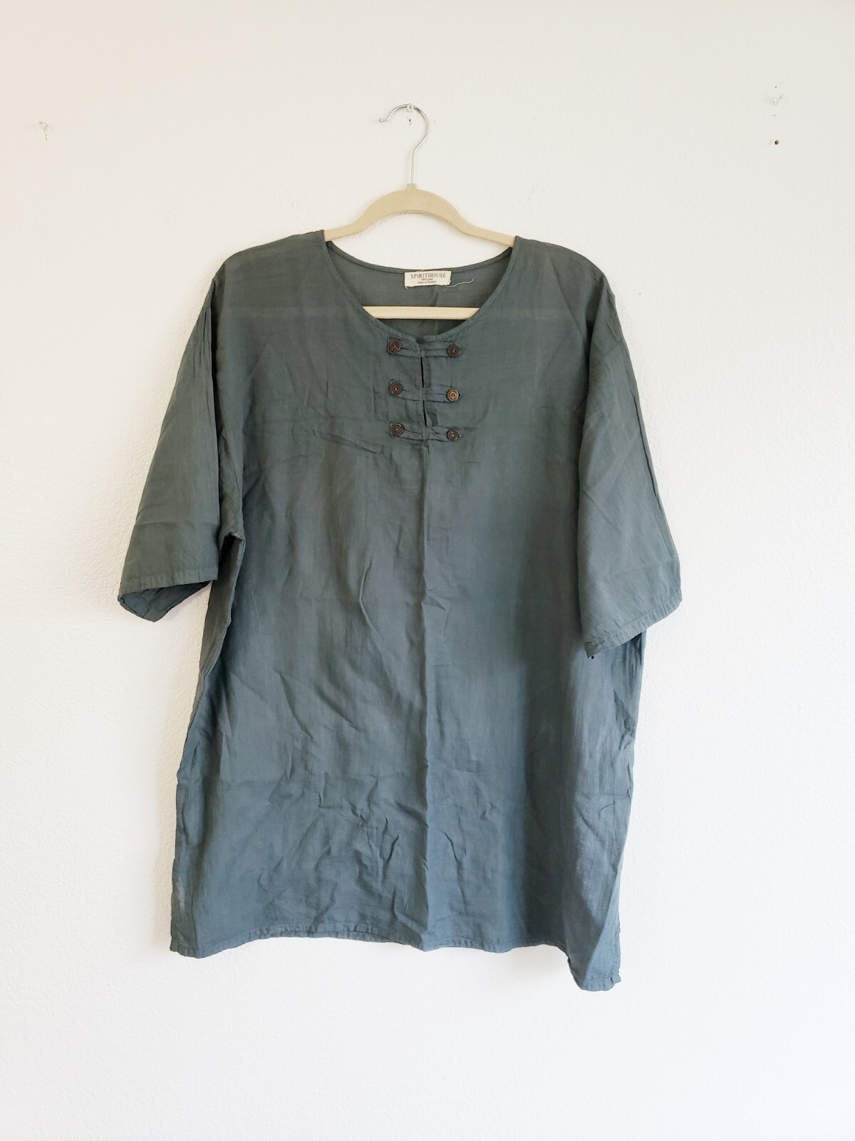 Spirithouse Cotton Thin Lightweight Lagenlook Top… - image 1