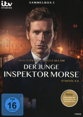 7 DVDs * DER JUNGE INSPECTOR MORSE - SAMMELBOX 2 - STAFFEL 4-6 # NEU OVP &