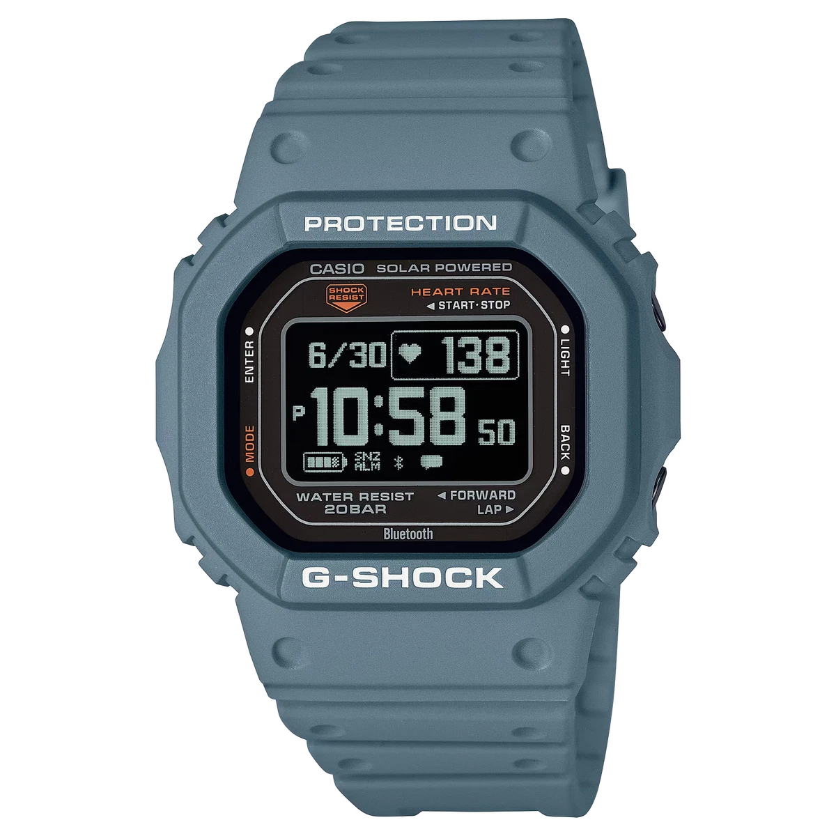 G shock heart deals rate monitor watch
