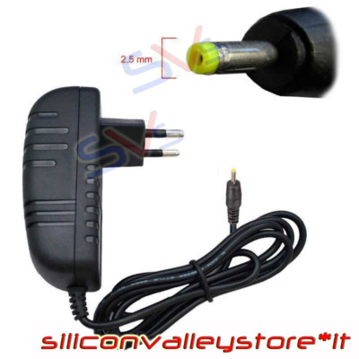 Caricabatteria Alimentatore LA-520W pin 2,5*0,8 Tablet GO GOCLEVER TAB ...