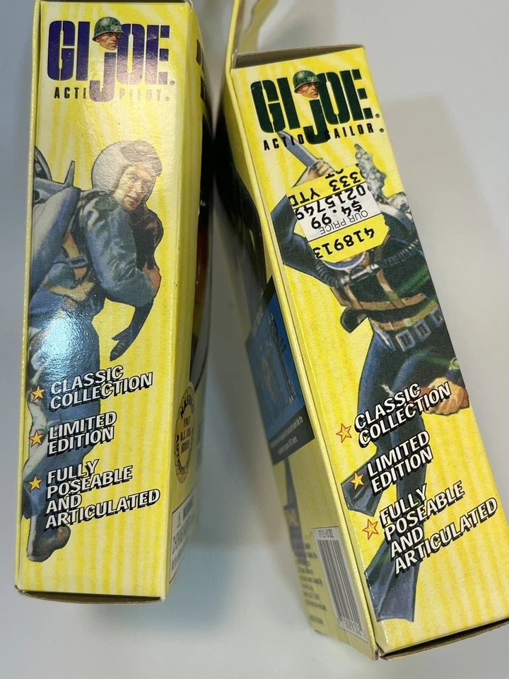 NUEVO 2 GI Joe Clásico Desmontable Llavero Acción Piloto Serie 1967 Hasbro 1998 Foto 4 de 4