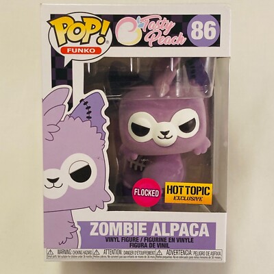 Funko POP! Tasty Peach Zombie Alpaca #86 Flocked Hot Topic
