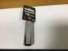Powerbuilt 15MM Deep Socket, 3/8” Drive, 6 Point, 641215